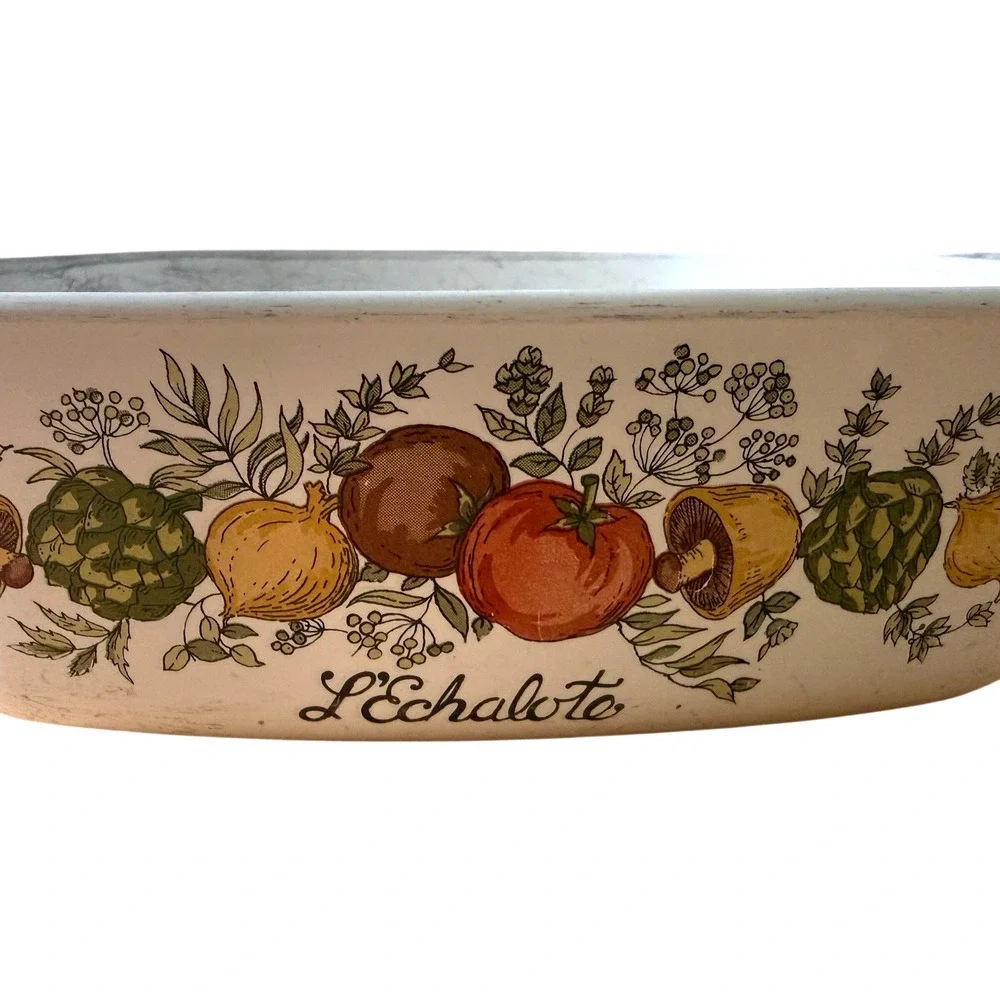 Corning Ware Spice‎ O' Life Casserole Dish Set L'Echalote Le Persil GrandmaCore